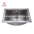 Stainless Steel Prep Sink Bar Sink with curved bottom